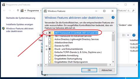 net framework windows 10 aktualisieren.